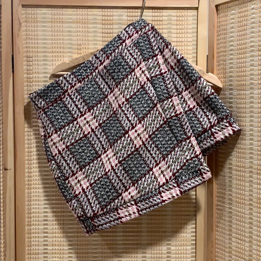 Plaid Mini Skirt